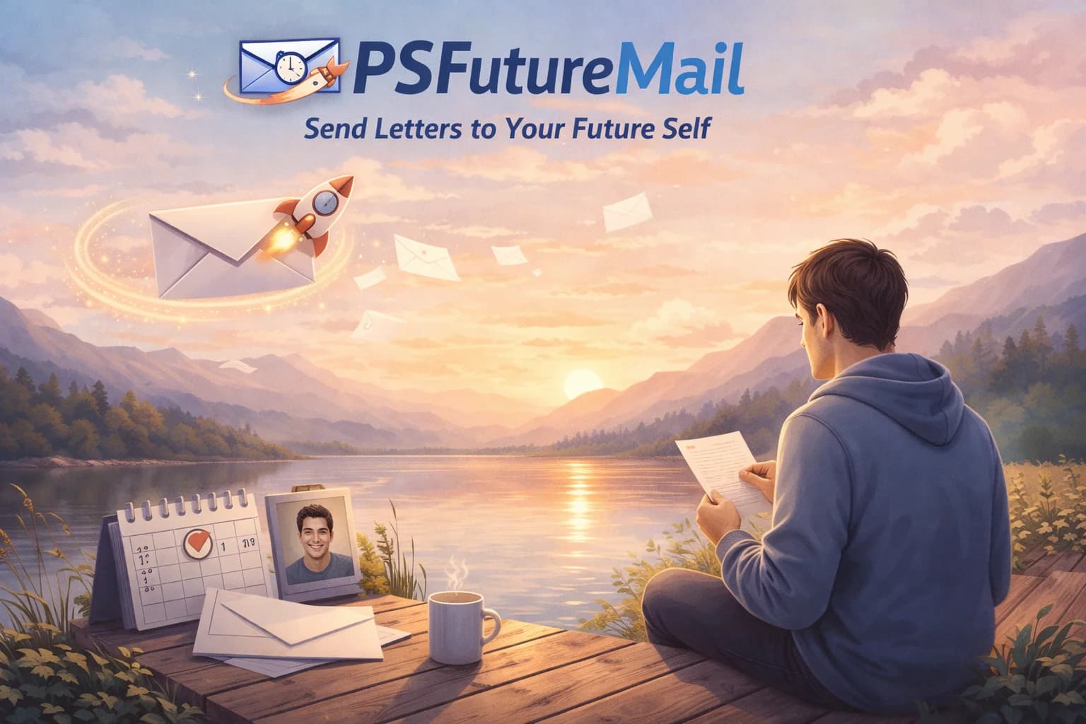 Write a letter to your future self and receive it years later